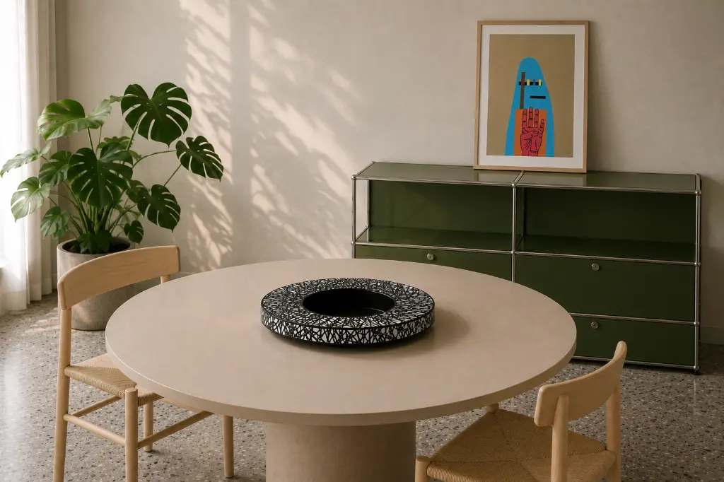 Ettore Sottsass for INDUSTREAL - Centrepiece - Orbita.webp