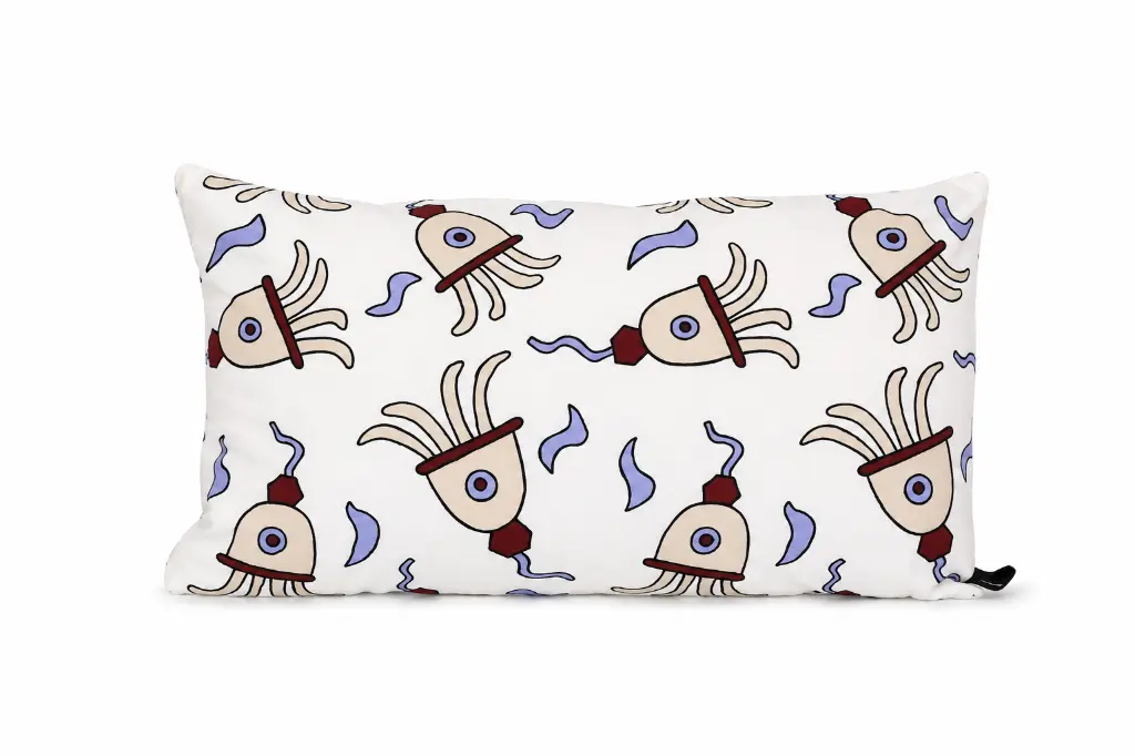 Nathalie Du Pasquier for Garro Éditions - Cushion Cover - 30x50cm Fleurs Quatre.webp