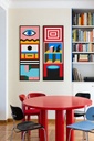 Nathalie Du Pasquier - Silkscreen 36 x 90 - 02 set up couple.webp
