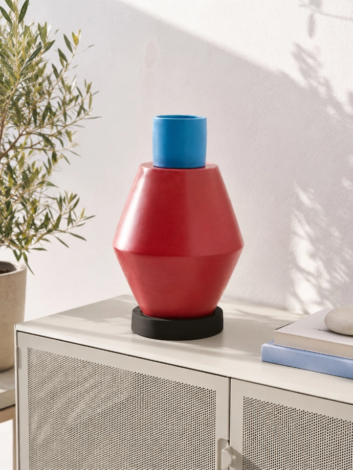Nathalie Du Pasquier for Memphis - Vase "Faggio"