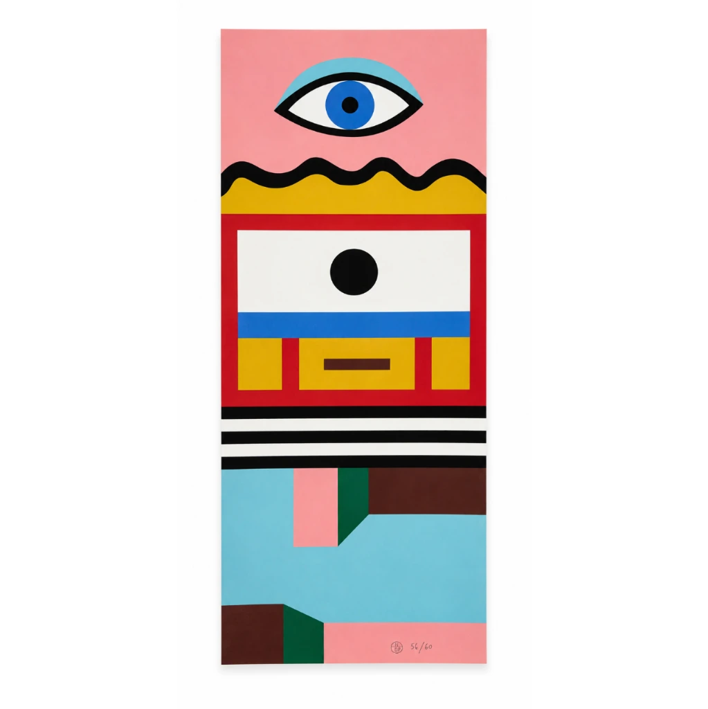 Nathalie Du Pasquier - Serigrafia - Stampata da Tchikebe (01)