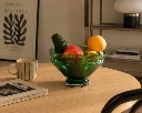 raawii - Relæ - glass bowl - large - bristol green