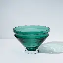 raawii - Relæ - glass bowl - large - bristol green
