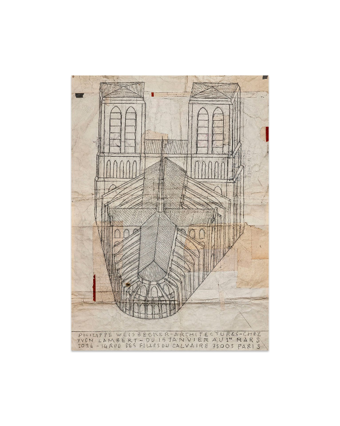 Philippe Weisbecker for Librairie Yvon Lambert - Poster "Architectures"