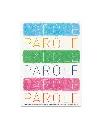 Pierre Charpin for Librairie Yvon Lambert - Poster "Parole Parole Parole"