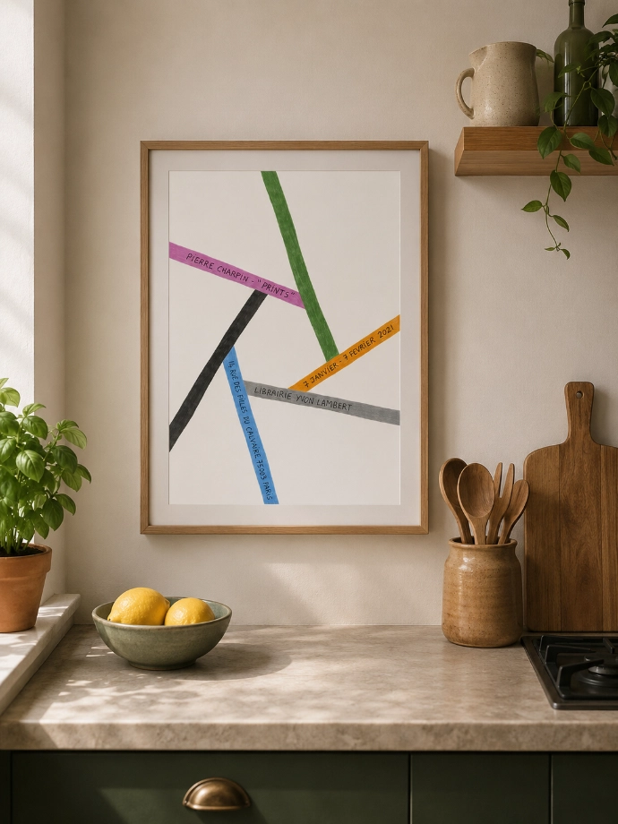 Pierre Charpin per Librairie Yvon Lambert - Poster "Stampe, 2021"