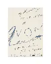Cy Twombly for Librairie Yvon Lambert - Poster "Print, 1980"