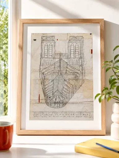 Philippe Weisbecker for Librairie Yvon Lambert - Poster "Architectures"